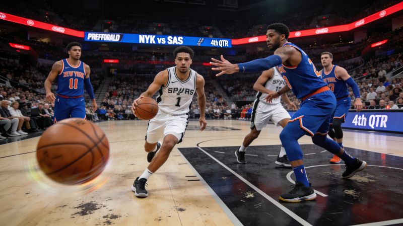 NBA: Knicks 2-0 Spurs as New York Seizes Early Series Control